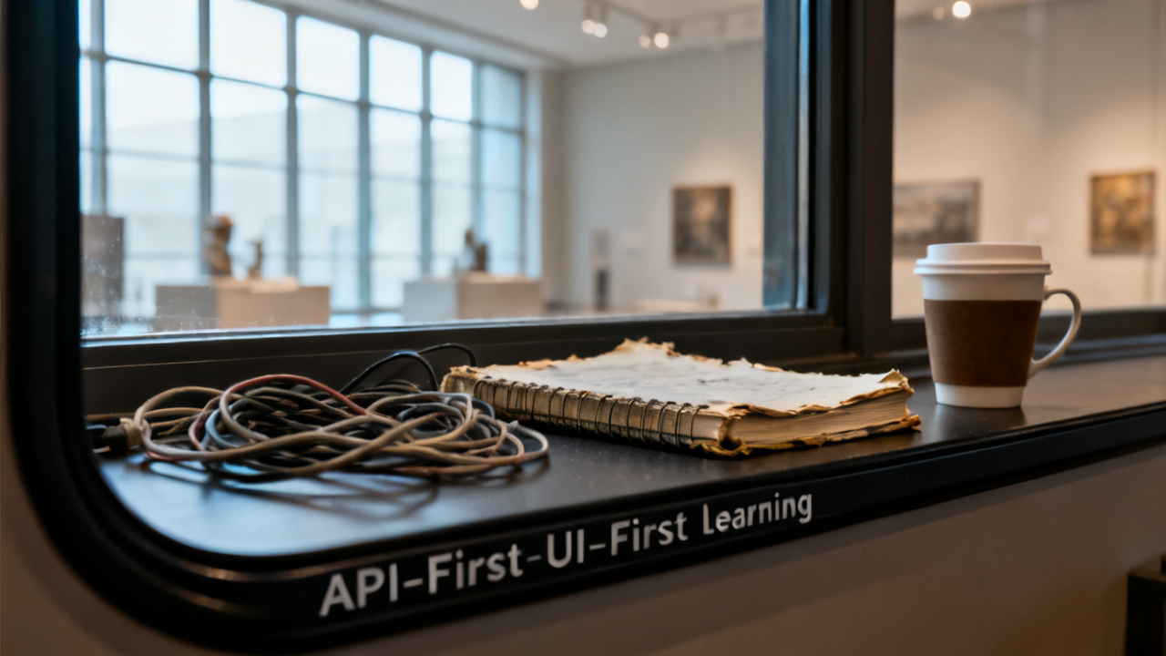 API-First vs UI-First When You Learn Alone desk detail