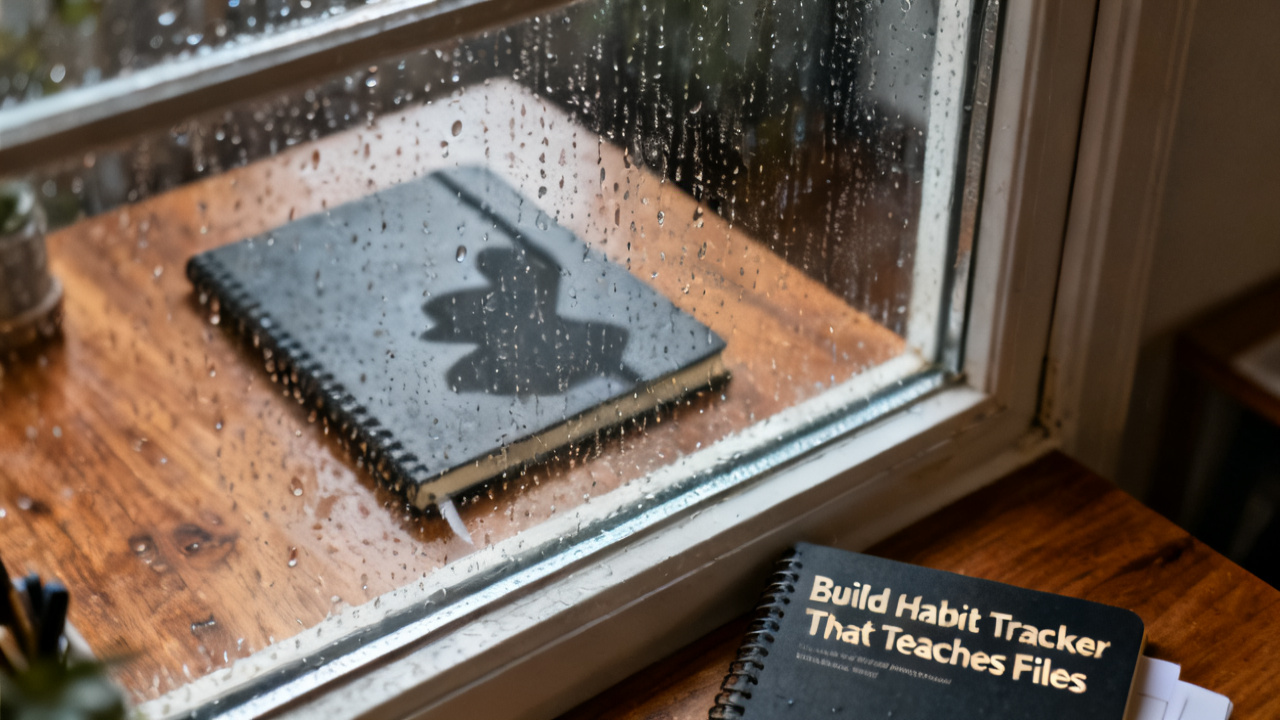 Build a Habit Tracker CLI That Teaches Files and Args desk detail