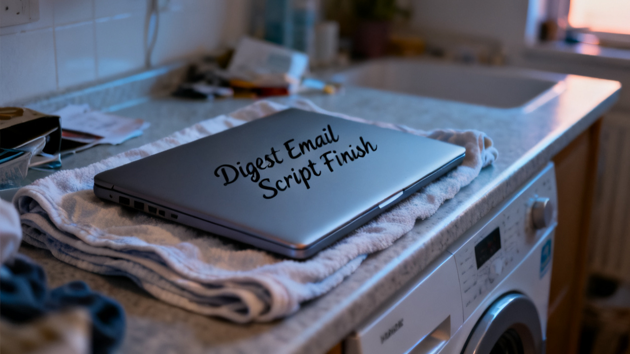 RSS Digest Email Script You Can Finish workspace scene