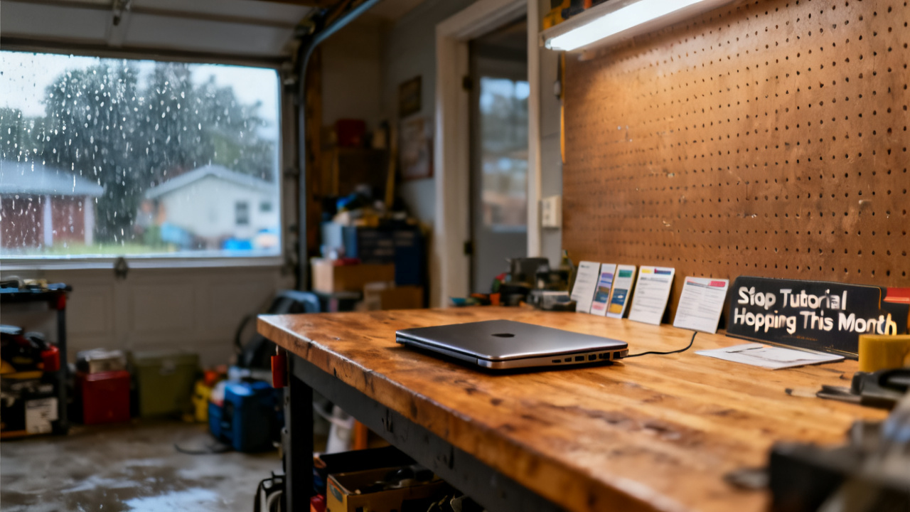How to Stop Tutorial Hopping This Month workspace scene